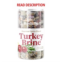 20 Count Rodelle Turkey Brine Spice Blend  25 Oz