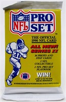 1990 Series II NFL Pro Set Sealed Pack