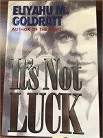 Eliyahu M. Goldratt, It's Not Luck book