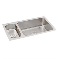 $1,670 Elkay Lustertone Double Bowl Stainless Sink