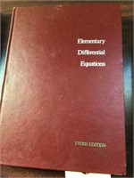 Elementary Differential Equations text book 3rd ed