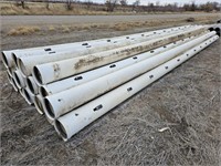 (17) 10" Plastic Gated Pipe