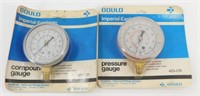 2 New Old Stock GOULD Imperial-Eastman Gauges