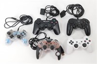 5 Vintage Video Game Controllers