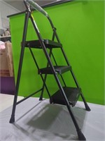 New 3 Step Ladder, Folding Step Stool with Wide