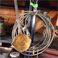 USED CABLE, LEAD LADLE