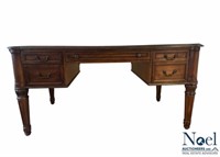 Beautiful Ethan Allen Solid Wood Executive Desk