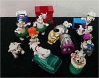 Group of collectible Dalmatian Kids Meal toys
