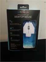 New translucent LED desktop Mouse