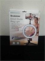 New Brookstone 8-in Studio ring light with remote