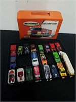 Matchbox car carry case with vintage cars 2 of