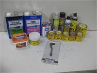 Various Solvents & House Care Items Most New