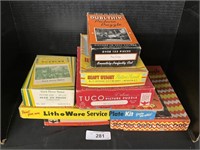 Vintage Puzzles, Lith-o-Ware Service Plate Kit.