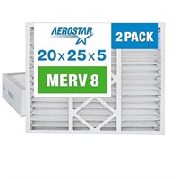 Aerostar 20x25x5 Air Filter Merv 8, Furnace