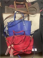 5 Fossil & Misc Purse/ Tote Bags.