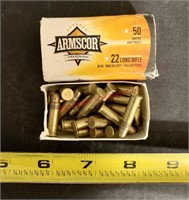 23 Rounds Armscor 22 LR 36GR Ammo (hallway)