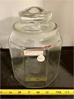 Lidded Glass Jar (hallway)