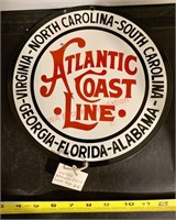 Atlantic Coast Line Metal Sign (hallway)