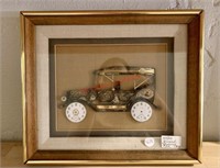 Clock Parts Car Framed Artwork (hallway)