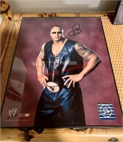 The Rock (Dwayne Johnson) Signed WWE Picture