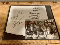 Signed Kiss 106.1 Picture (hallway)