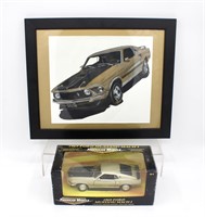 ERTL 1969 Ford Mustang Mach I Art and Die Cast Car