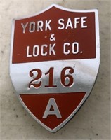 York Safe & Lock Co. Employee Pin