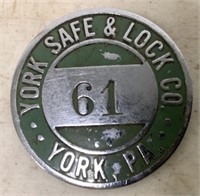 York Safe & Lock Co. Employee Pin