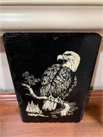 Jack crane artist sign eagle plaque