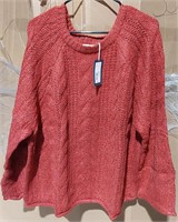 Women's 2X Red Sweater