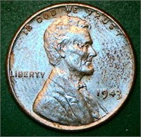1943 Lincoln Steel Wheat Penny