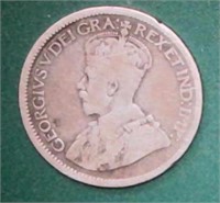 1918 King George V Canada 10 Cent
