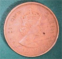 1963 Hong Kong 10 Cent