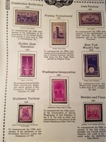1938 US Commemoratives 8 Mint Stamps