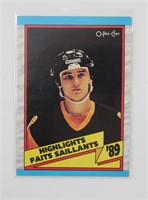 1989 O-Pee-Chee Hockey Mario Lemieux #327