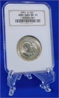 1951-S GW Carver NGC Graded MS-65