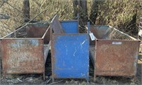 (3) 8' Feeders with Contents