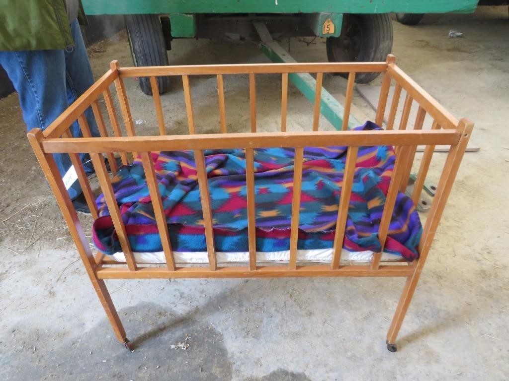 Wood Baby crib