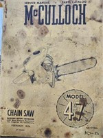 1954 McCulloch Chainsaw Manual