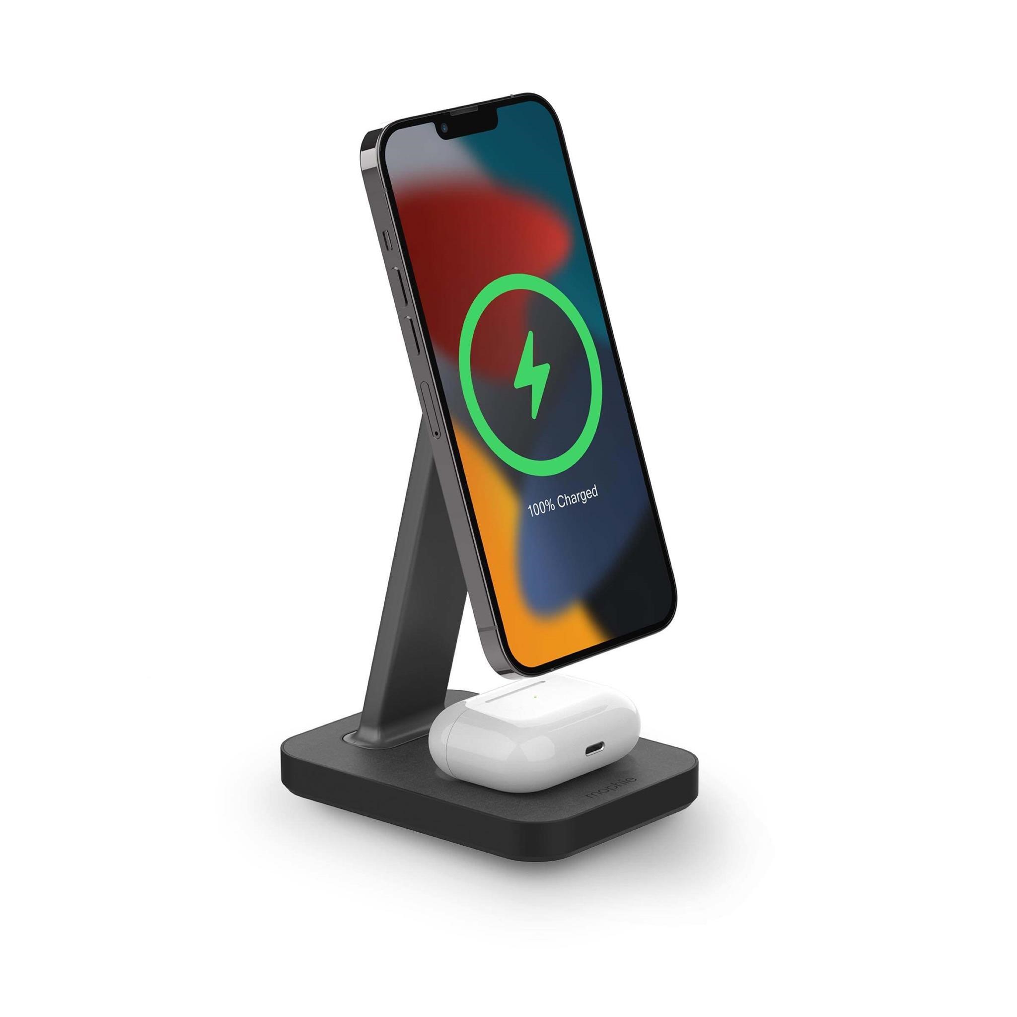 Mophie - Snap+ 15W Wireless Charging Stand & Pad
