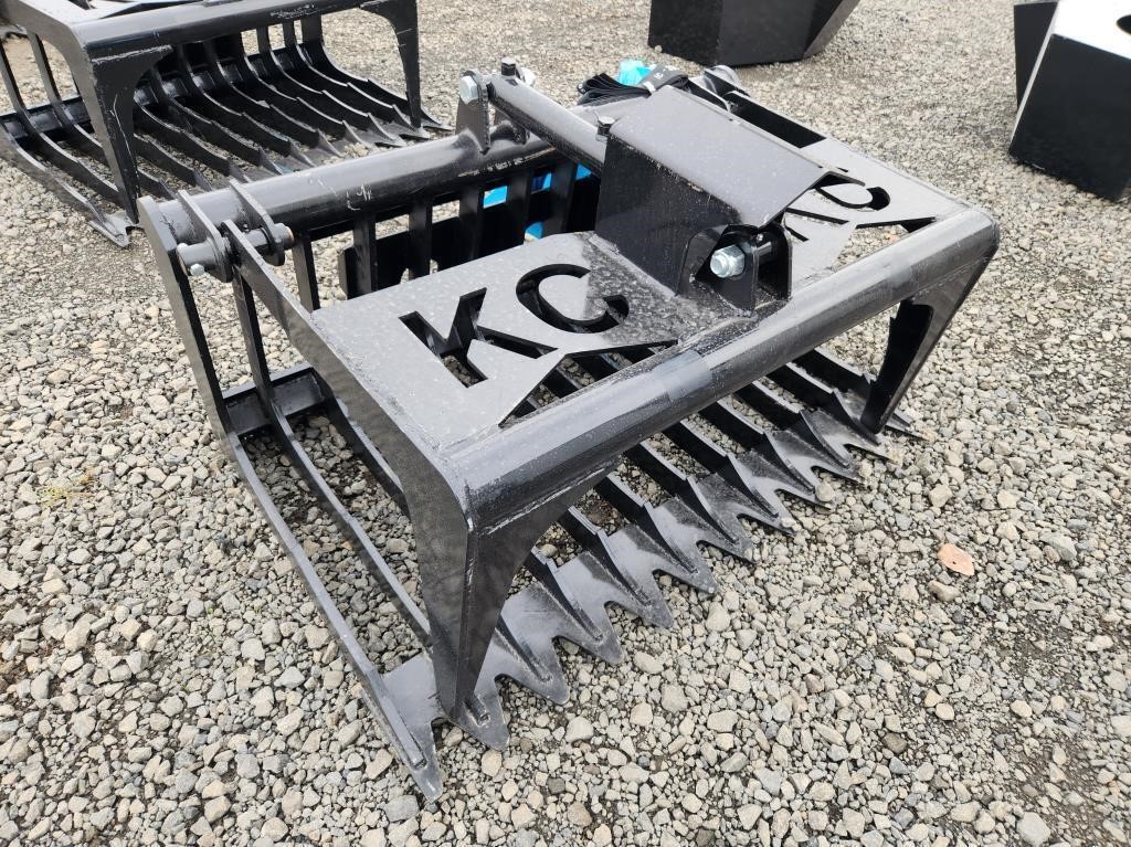 48" Mini Skid Steer Rock Grapple Bucket