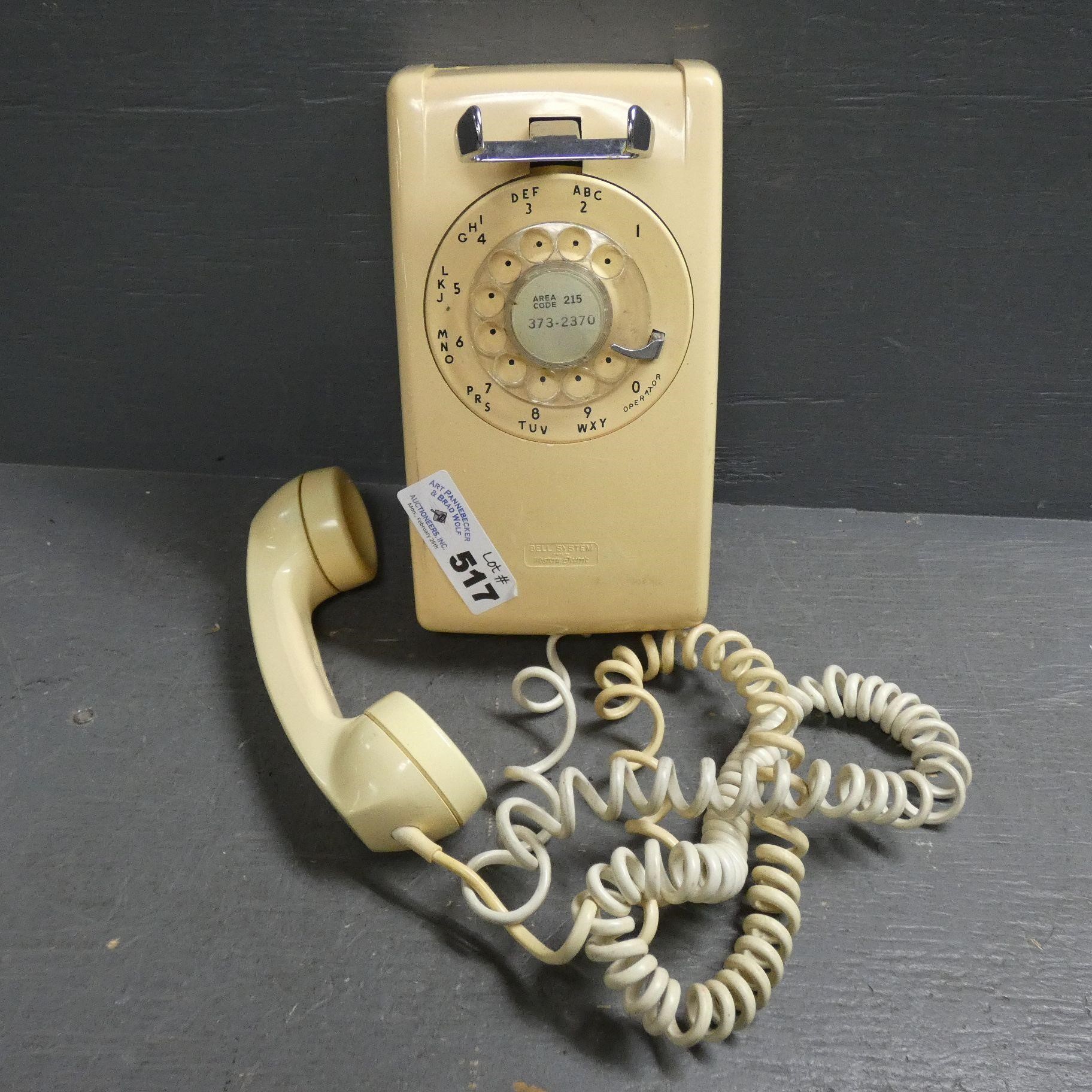 Western Electric Wall Mount Rotary Phone
