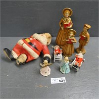 Vintage Christmas Figures