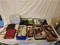 Ladies Shoes, Purses and Bath Bag