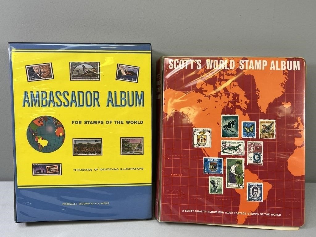 Ambassador & Scott's World Stamp Albums