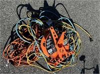 Extension Cord Storage Reel and Cords