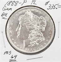 1888-P Morgan Silver Dollar Coin BU