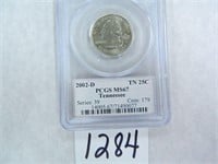(4) 2002-D Tennessee Quarter PCGS Graded MS67