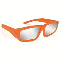 2 Orange Framed Eclipse Viewing Glasses