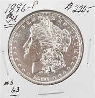 1896-P Morgan Silver Dollar Coin
